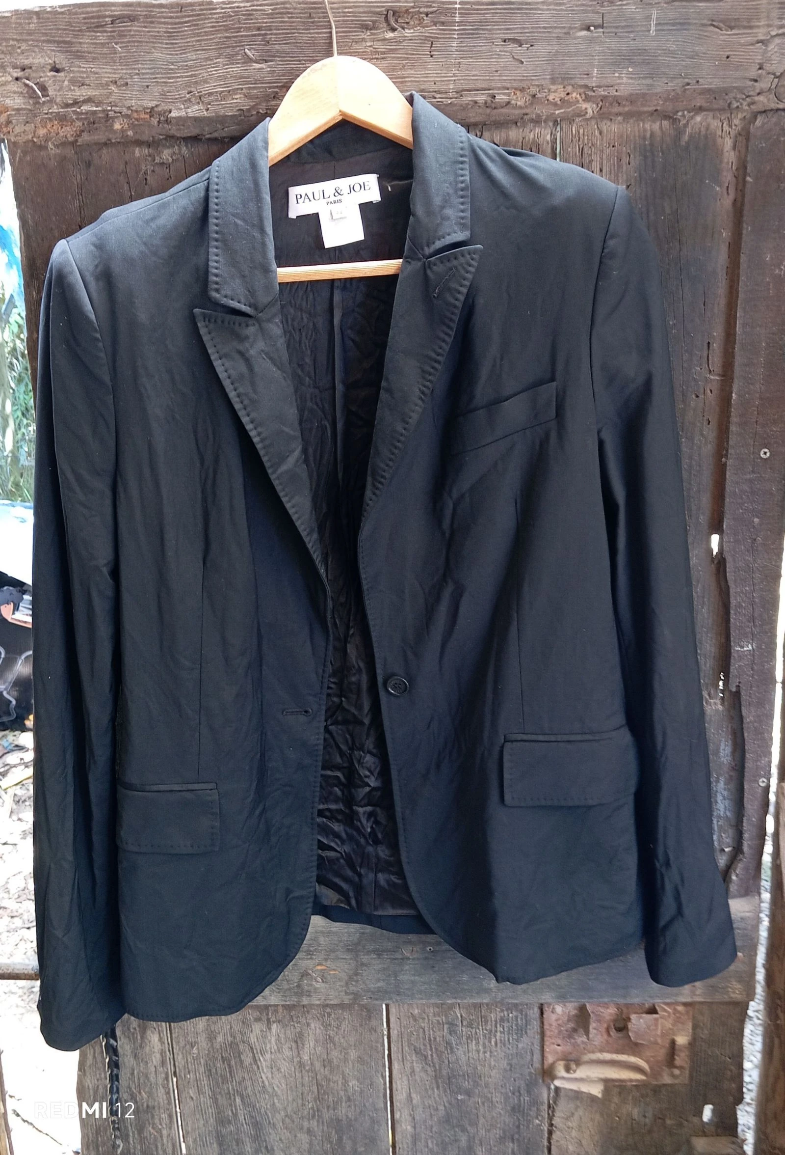 Blazer negro elegante Paul & Joe Paris T.44